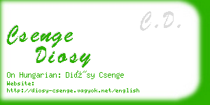 csenge diosy business card